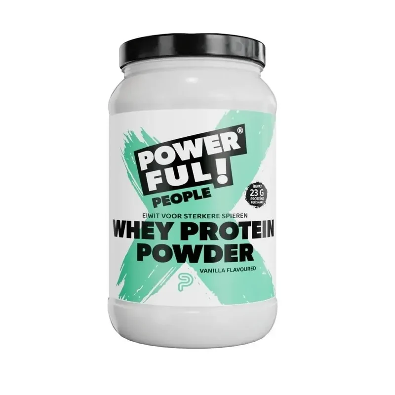 Powerful People Whey protein powder vanilla