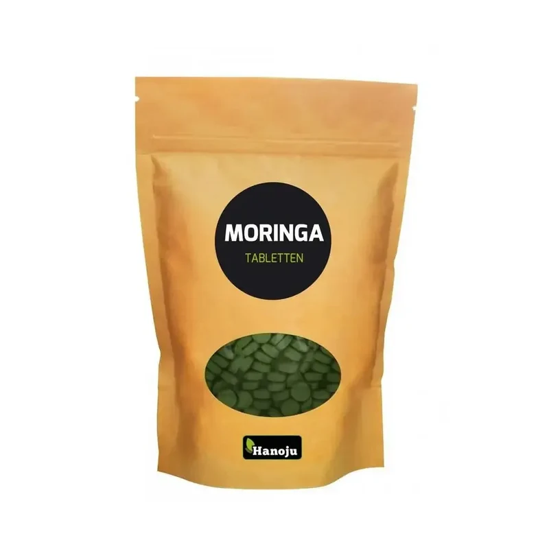 Hanoju Moringa oleifera heelblad 500 mg