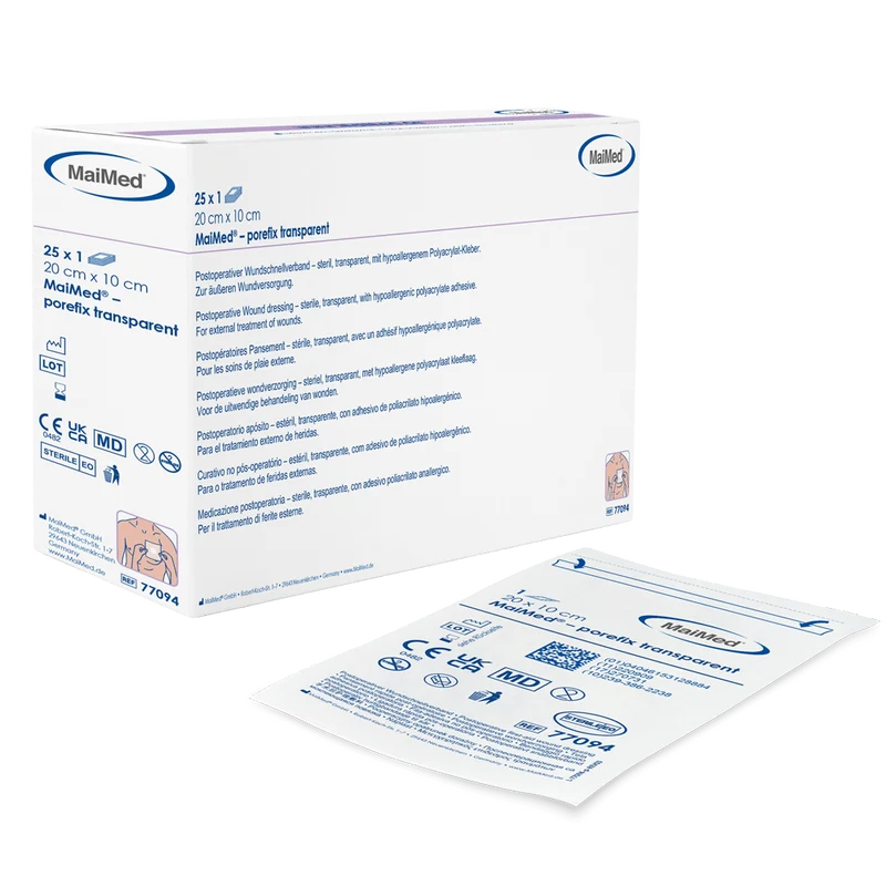 MaiMed-porefix transparent steril Wundschnellverband