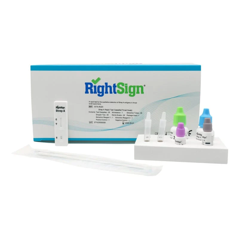 Right Sign Streptokokken-Test