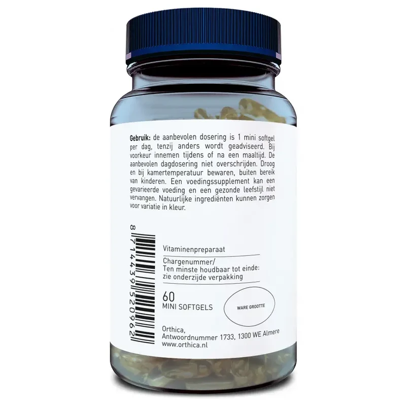 Orthica E-400 plus 60 mini softgels