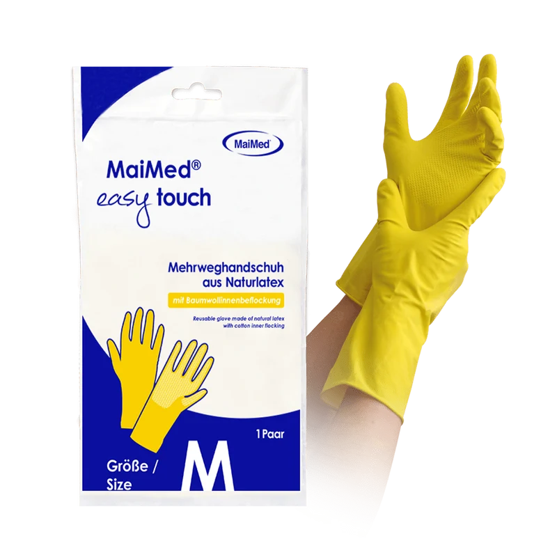 MaiMed-Haushaltshandschuhe easy touch, gelb