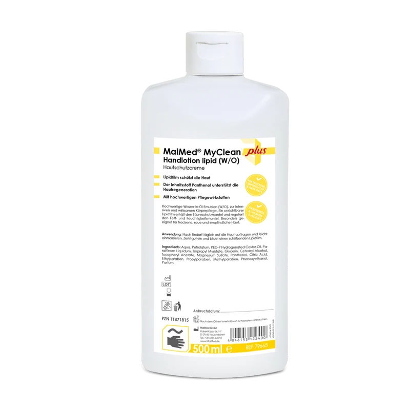 MaiMed MyClean Handlotion lipid (W/O) Hautschutzcreme (Wasser-Ölbasis)