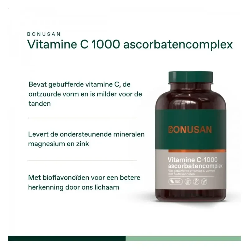 Bonusan Vitamine C-1000 ascorbaten