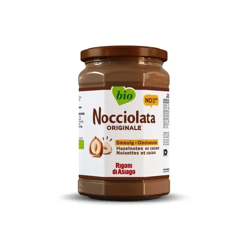 Nocciolata Chocolade hazelnootpasta biologisch