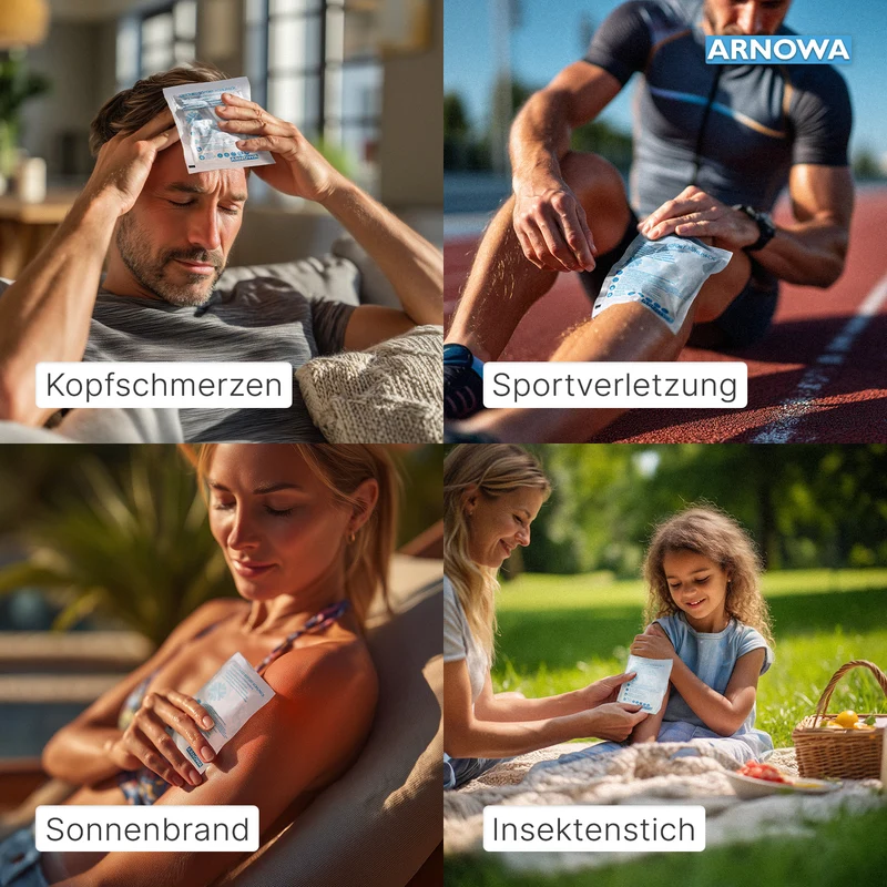 ARNOMED SOFORTKÄLTEKOMPRESSE Gebrauchsfertige Sofort Kühlkompressen