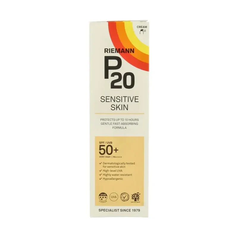 P20 sensitive lotion spf50+
