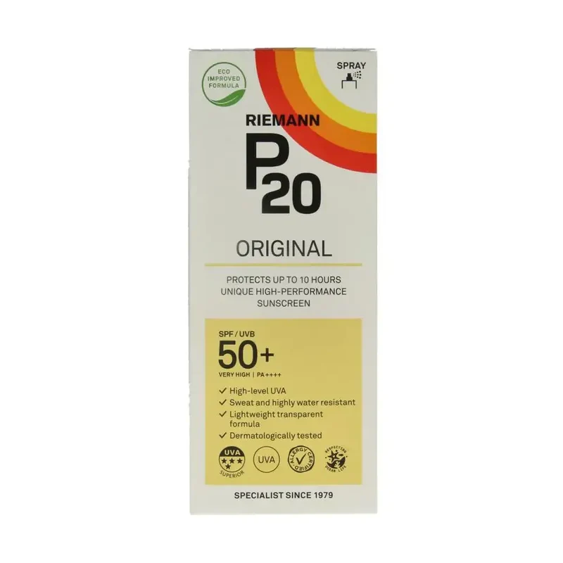P20 original spray spf50+