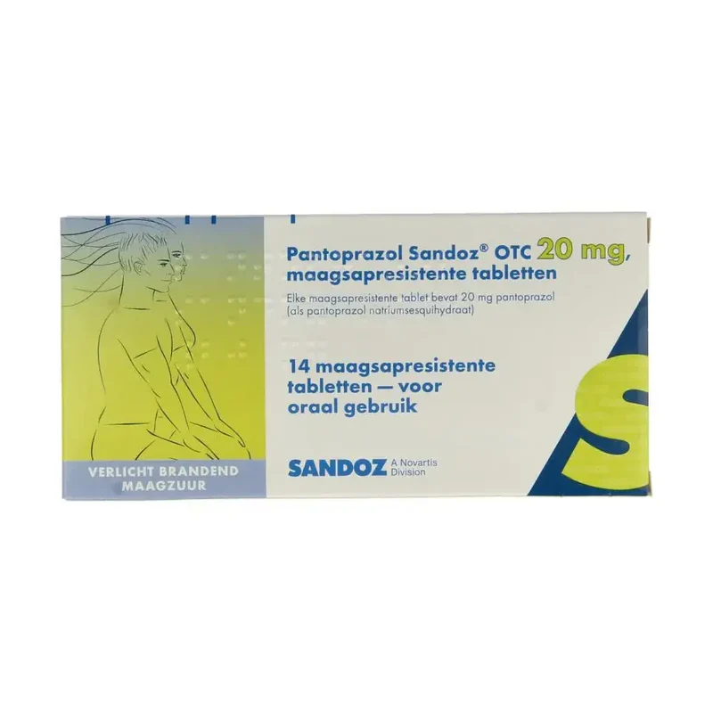 Sandoz Pantoprazol 20 mg 14 tabletten