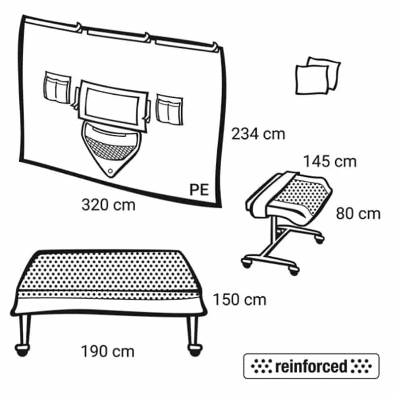 Foliodrape® Protect Vertikaltuch-Set