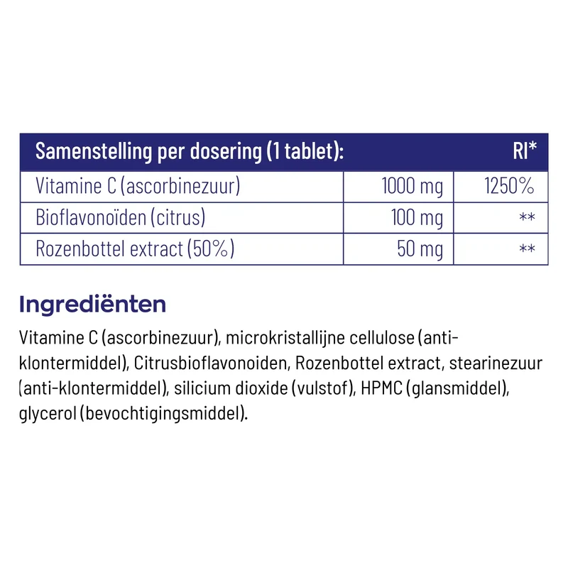 Vitakruid Vitamine C 1000 mg