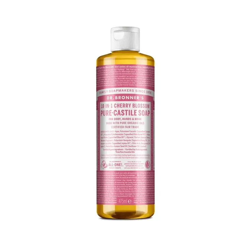 Dr Bronners Liquid soap cherry blossom