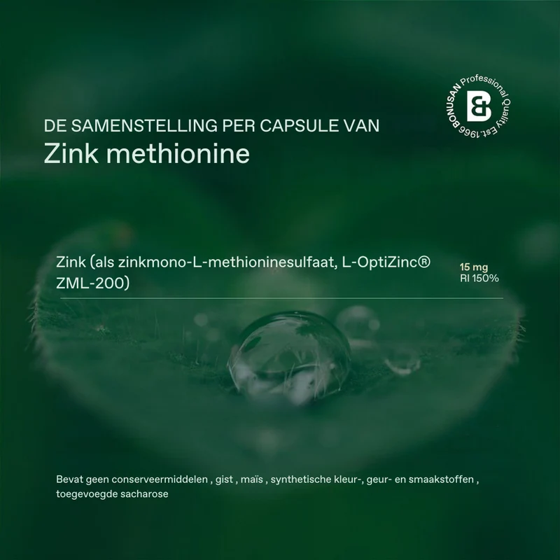 Bonusan Zink methionine