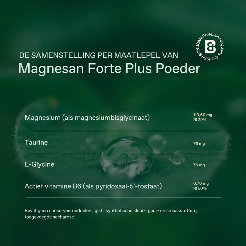 Bonusan Magnesan Forte plus poeder