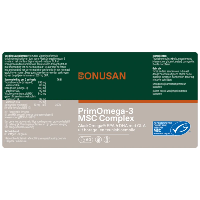 Bonusan PrimOmega-3 MSC Complex