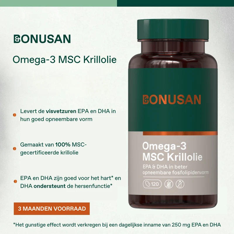 Bonusan Omega 3 krill olie