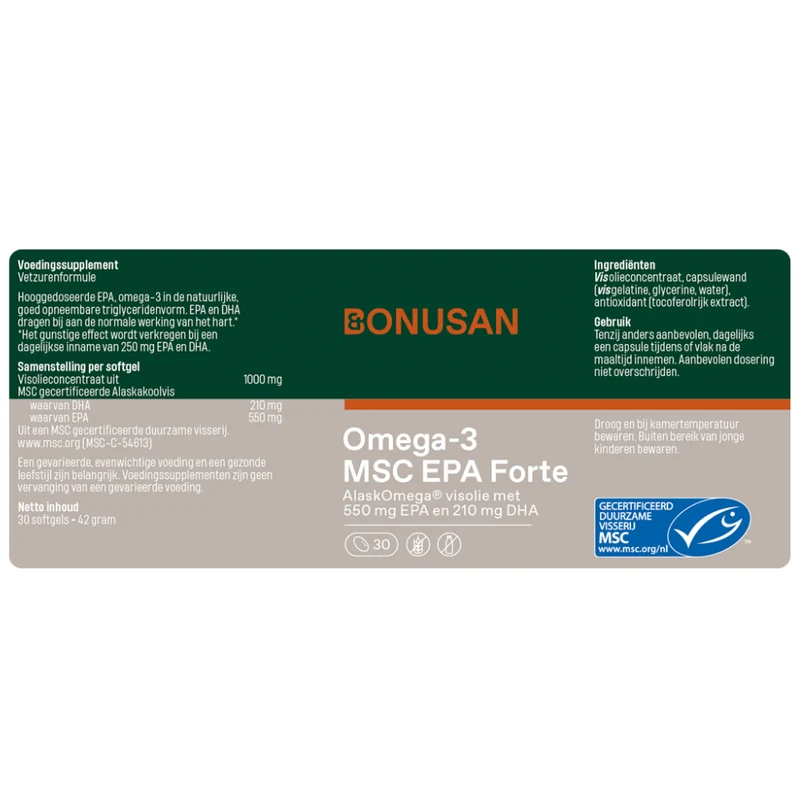 Bonusan Omega 3 EPA forte