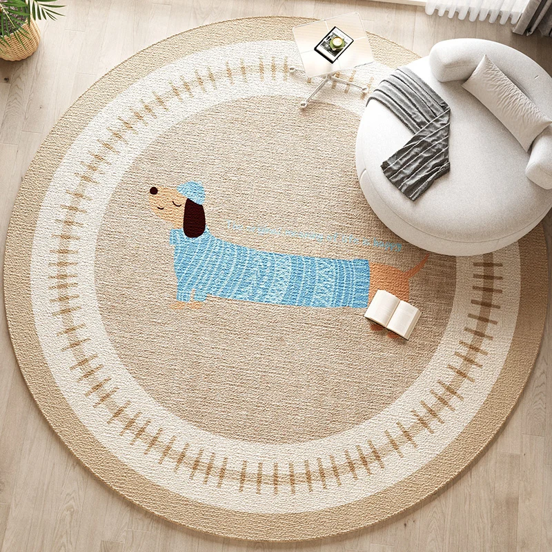 Dekorativer hundethemed Bereichsteppich für die Wohnkultur