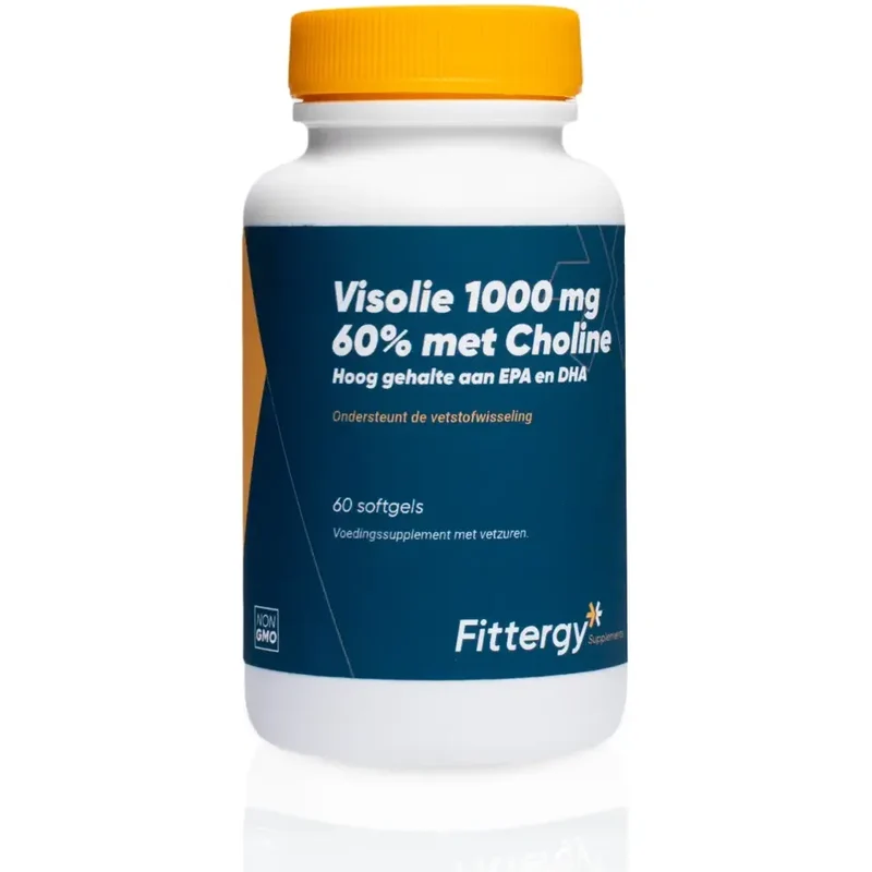 Fittergy Visolie 1000 mg 60% met choline