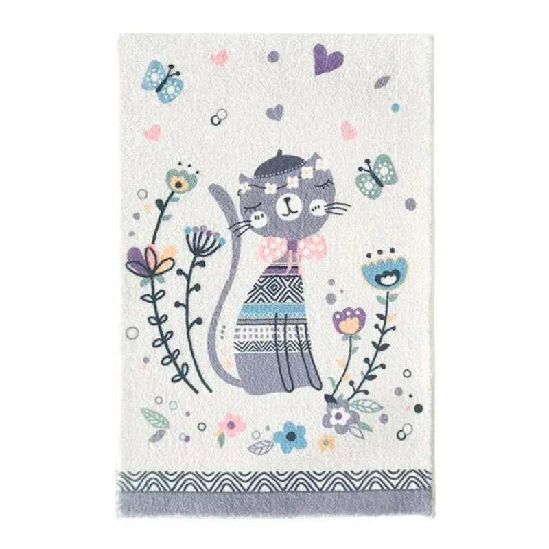 Niedlicher Kaninchen-Themen Decor-Arbeitsbereich Teppich für das Zuhause
