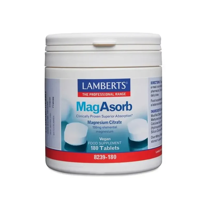 Lamberts MagAsorb (magnesium citraat) 150 mg