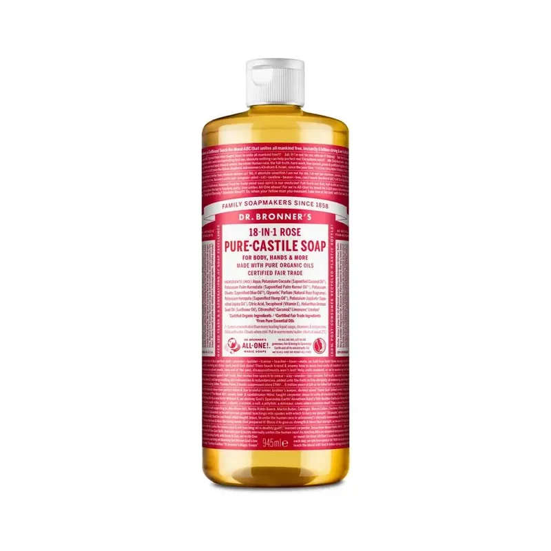 DR Bronners Liquid soap roos