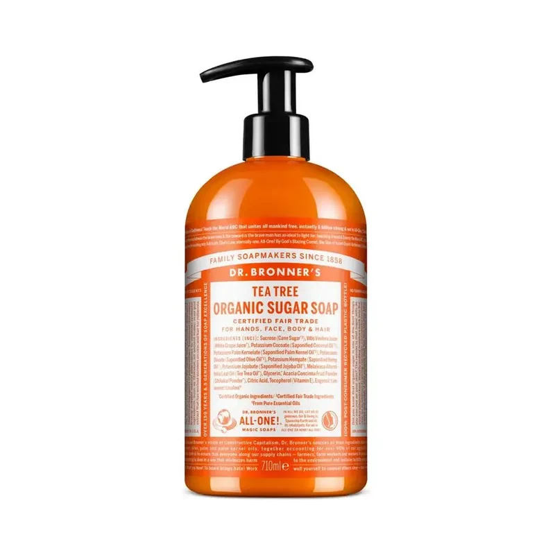 DR Bronners Shikakai zeep tea tree