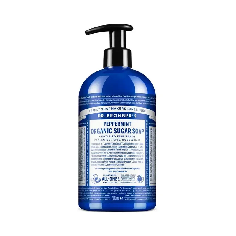 DR Bronners Shikakai zeep pepermunt