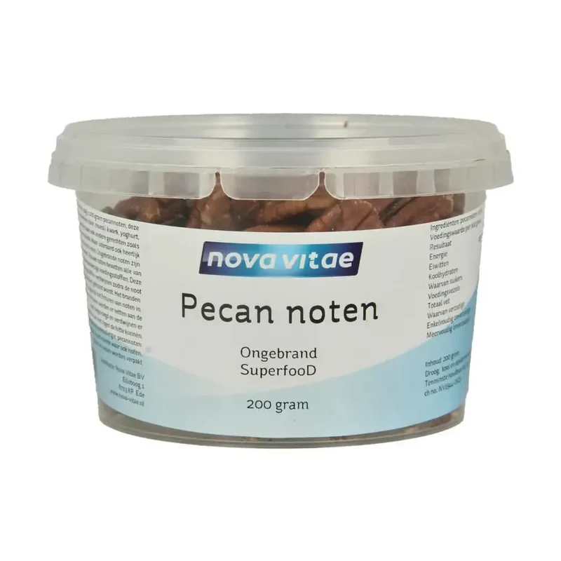 Nova Vitae Pecannoten ongebrand raw