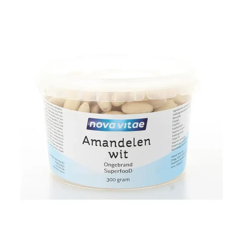 Nova Vitae Amandelen wit ongebrand raw