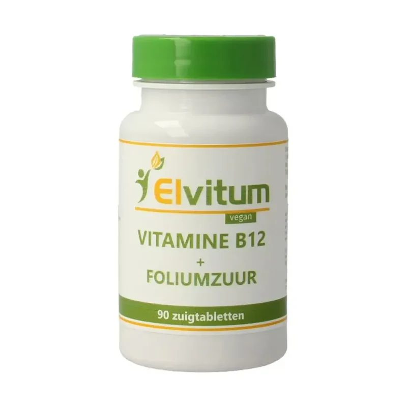 Elvitum Vitamine B12 1000 mcg + foliumzuur