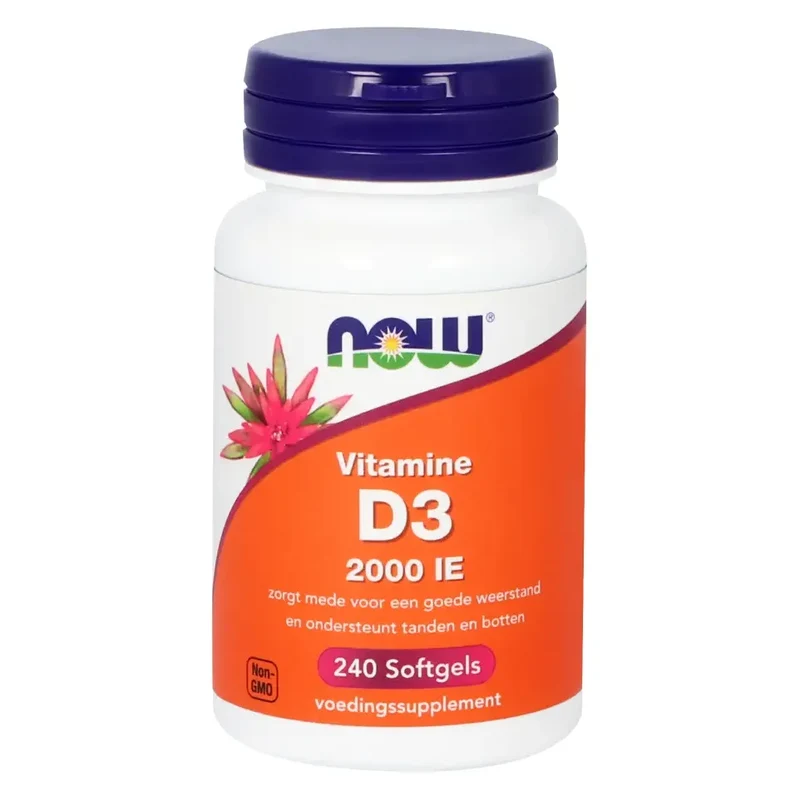 NOW Vitamine D3 50 mcg
