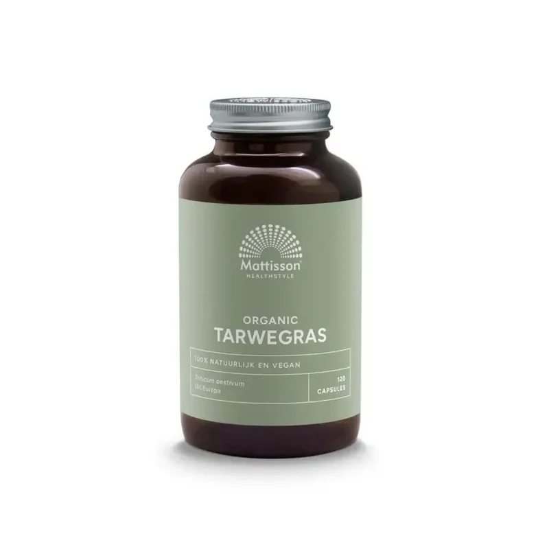 Mattisson Organic tarwegras 600 mg biologisch 120 capsules
