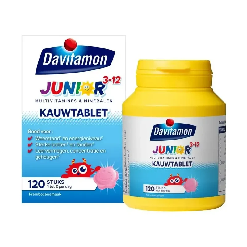 Davitamon Junior 3+ framboos