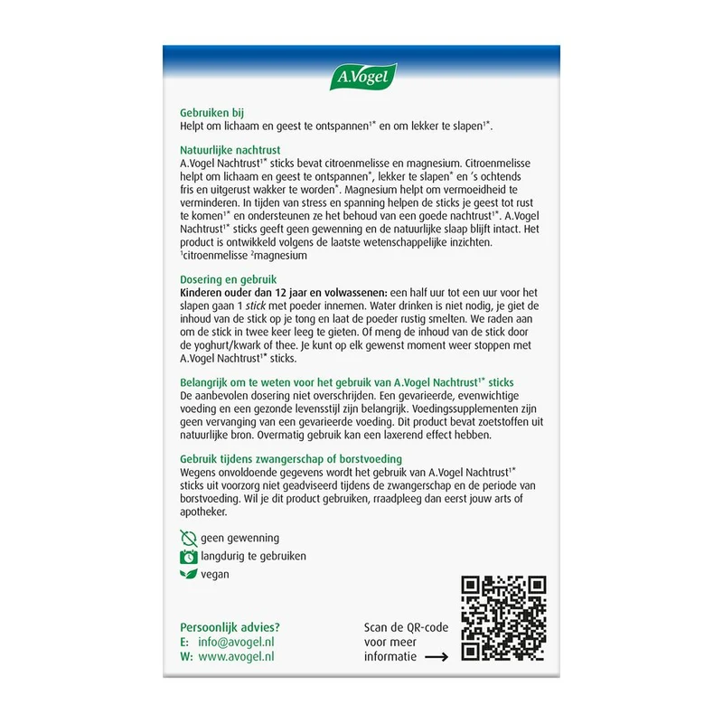 A.Vogel Nachtrust sticks 14x2 gram