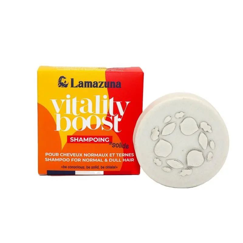 Lamazuna Shampoo bar normaal haar - vitamine boost 70 gram
