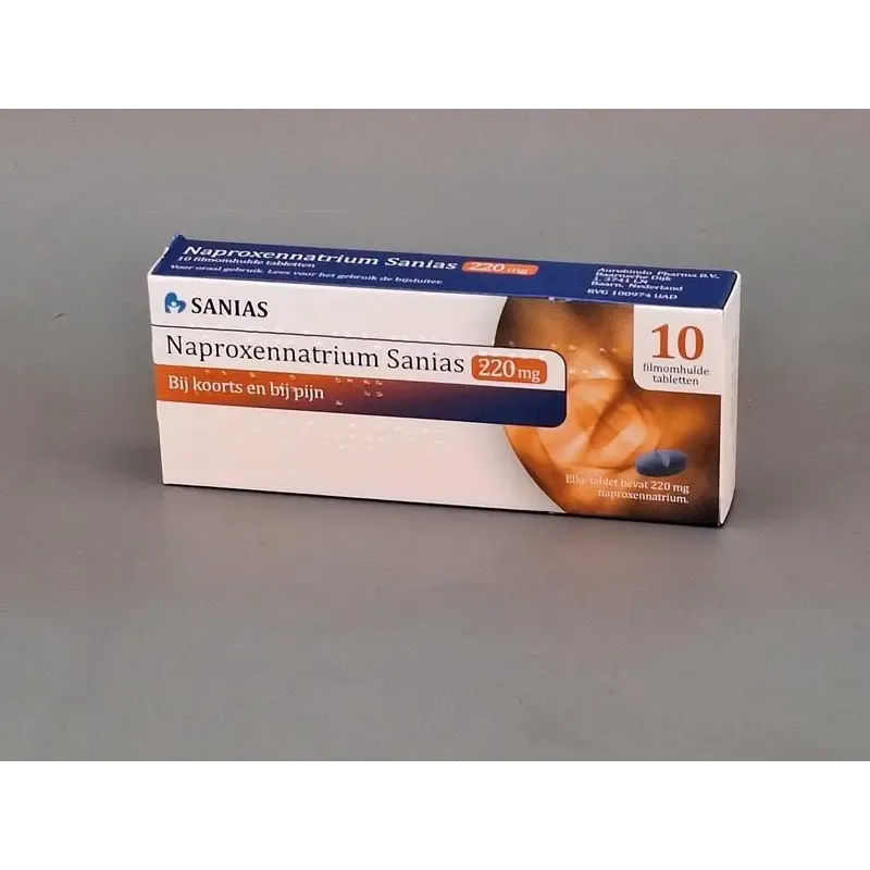 Sanias Naproxennatrium 220 mg 10 tabletten