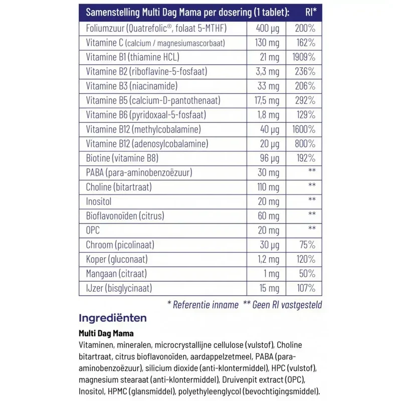 Vitakruid Multi dag mama