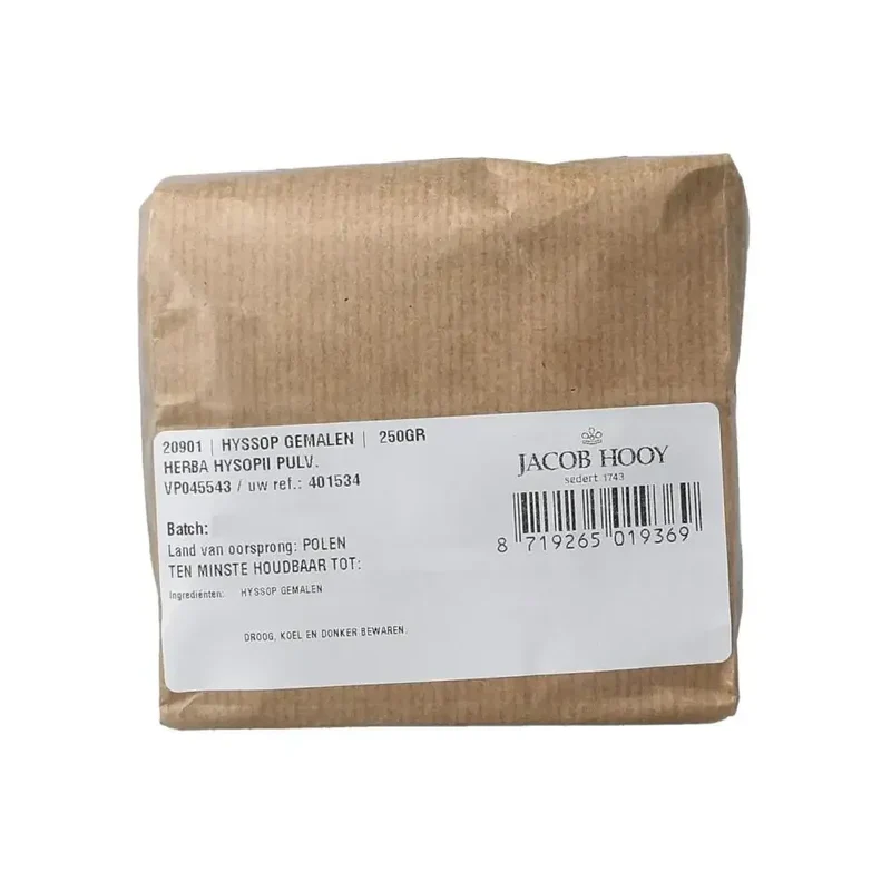 Jacob Hooy Hyssop gemalen 250 gram