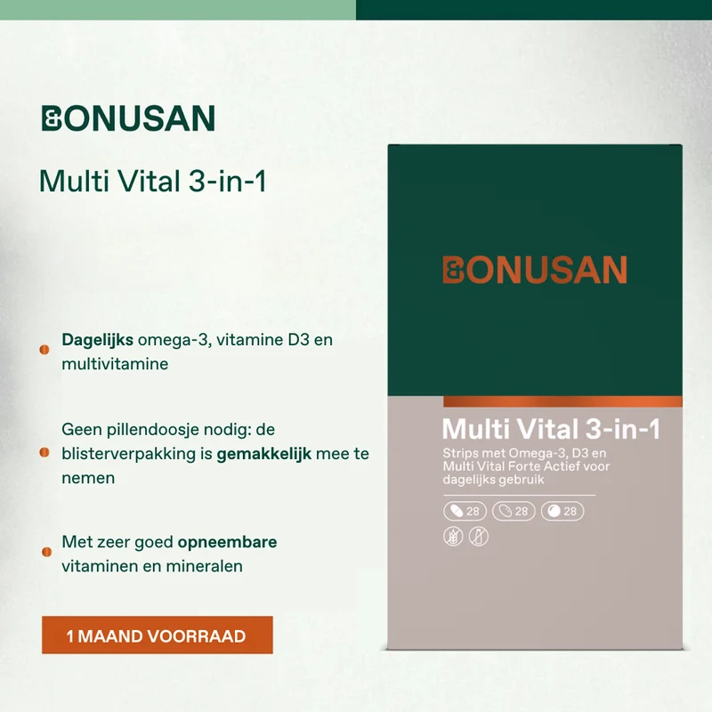 Bonusan Multi vital 3-in-1 28 dagdoses