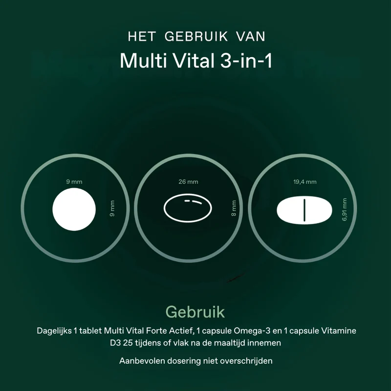 Bonusan Multi vital 3-in-1 28 dagdoses