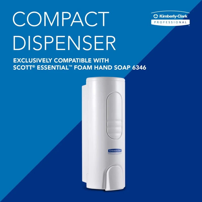 Kimberly-Clark Professional™ Spender für Luxuriöse Schaumseife - Spenderbeutel / Weiß /200ml - 1 Dispenser | Karton (1 Spender)