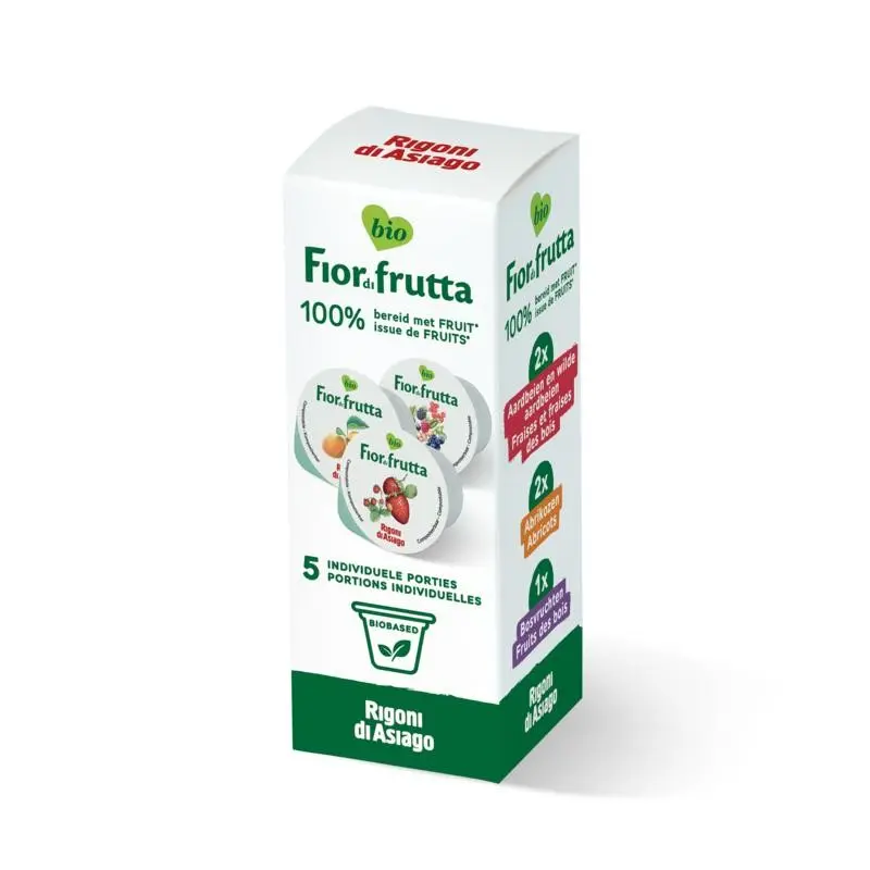 Fiordifrutta Mix cups 5x20g biologisch 100 gram