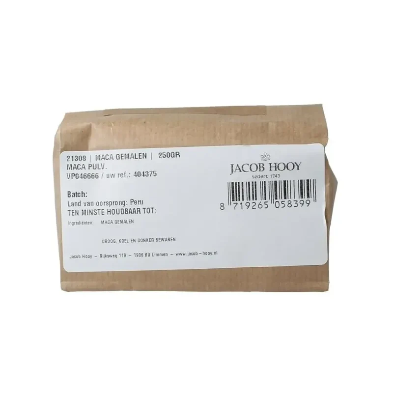 Jacob Hooy Maca gemalen 250 gram