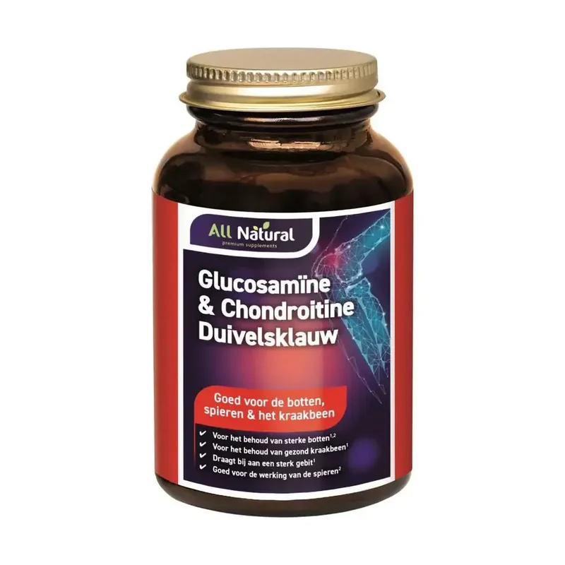 All Natural GlucoMax glucosamine & chondroitine 120 tabletten