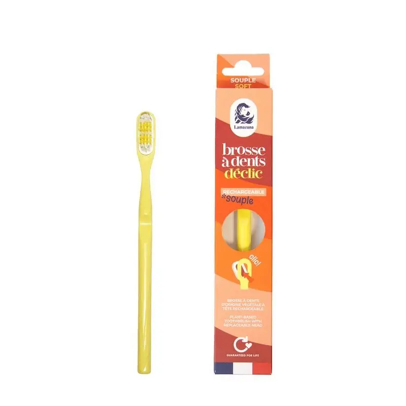 Lamazuna Toothbrush soft mimosa yellow