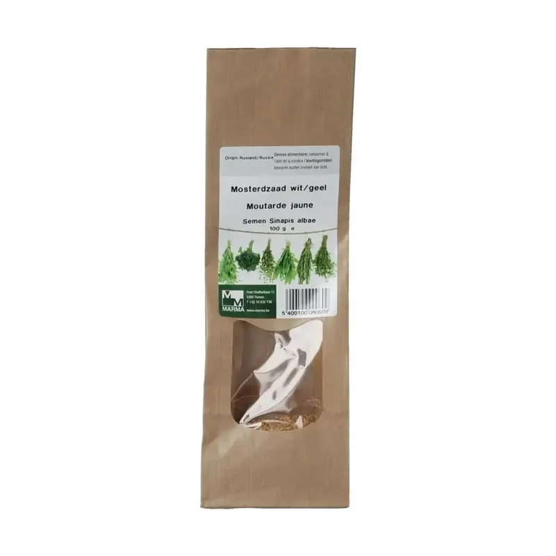 Marma Mosterdzaad wit/geel 100 gram