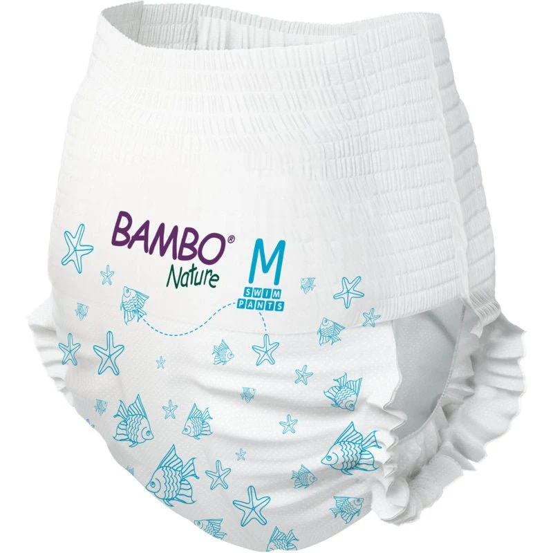 Bambo Nature, Schwimmwindel, Gr. M, 12+ kg | Packung (12 Stück)
