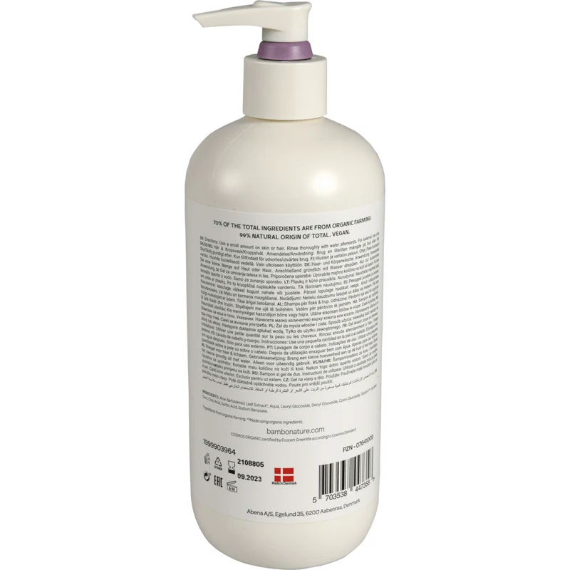 Bambo Nature, Babyshampoo für Haut & Haar, 500 ml | Karton (6 Packungen)