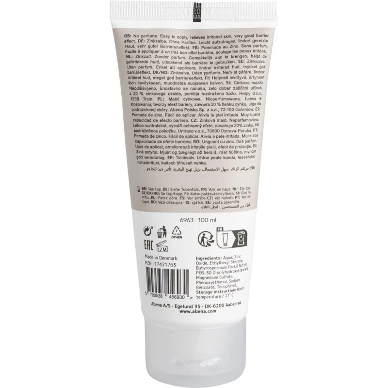 Zinksalbe, 20% Zinkoxid, 100 ml | Karton (12 Packungen)